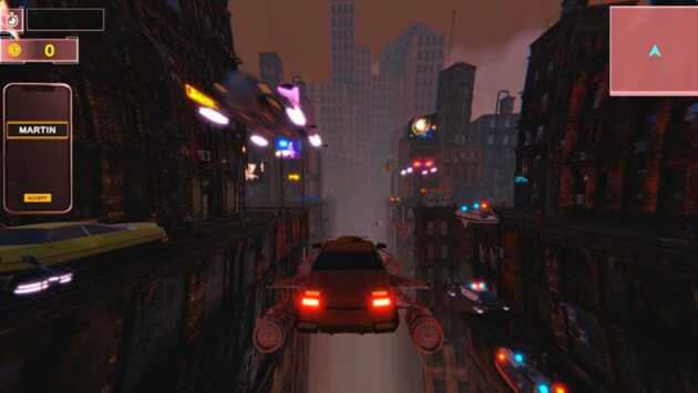 Cyber Taxi Simulator EMPRESS Game Image 1