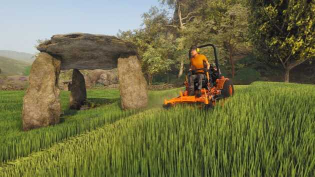 Lawn Mowing Simulator: Ancient Britain EMPRESS Game Image 1