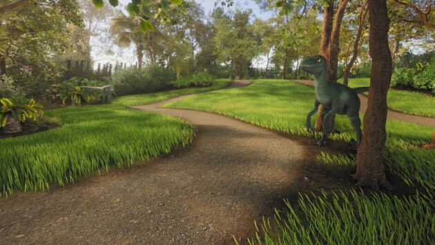 Lawn Mowing Simulator: Dino Safari EMPRESS Game Image 1